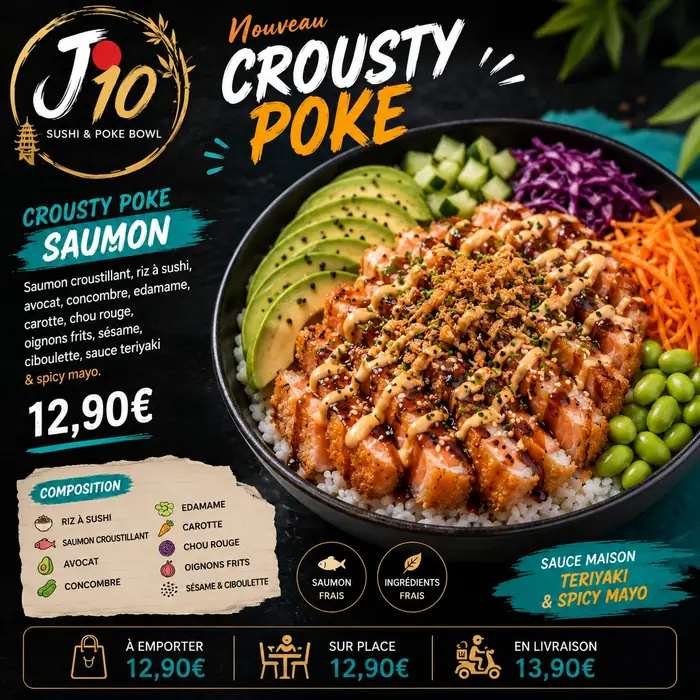 Crousty Poke Saumon