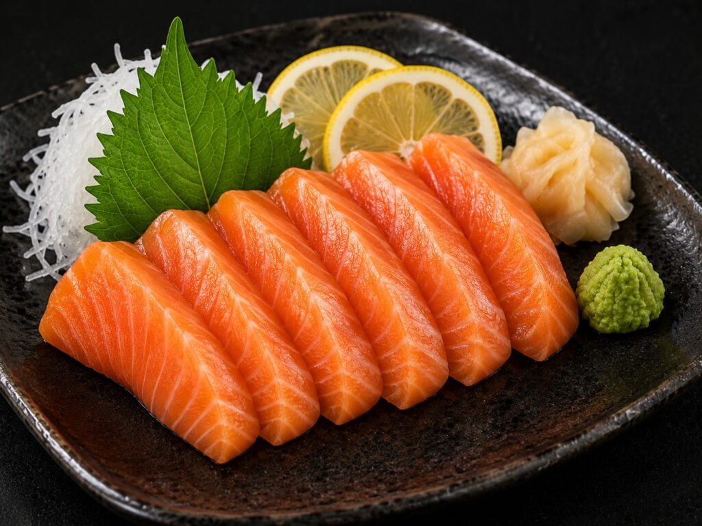Sashimi saumon (6 P.) (12 P.)